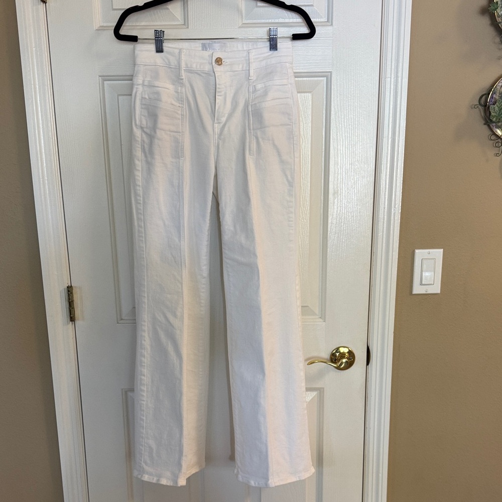 White House Black Hise Rise Wide Leg Jeans